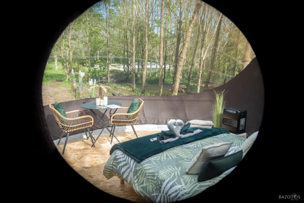 Logement Insolite "Bubble Jungle" Saint-Évarzec المظهر الخارجي الصورة